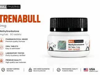 Bull Pharma TRENABULL – Methyltrienolone (Metribolone) 1mg (50 Tablets)