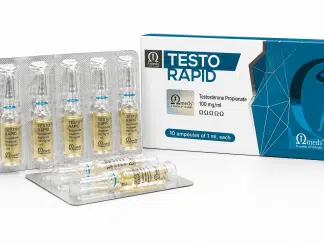 Omega Meds Testosterone Propionate 10 x 1ml ampoules 100mg/ml